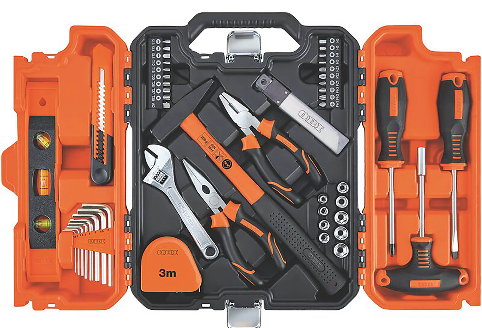 OBI Basic Werkzeug-Set 57-teilig