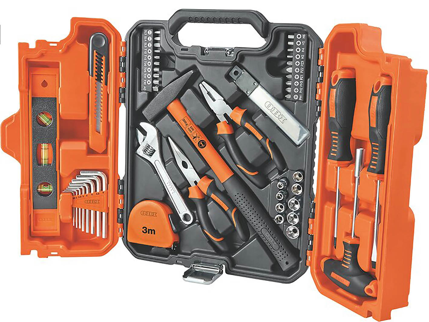 OBI Basic Werkzeug-Set 57-teilig