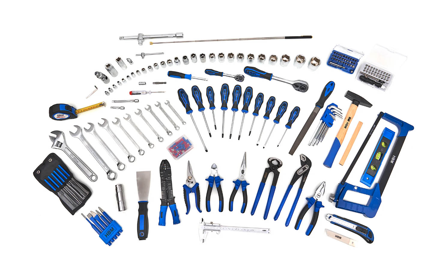 HBM 228-teiliger Profi-Werkzeugkasten