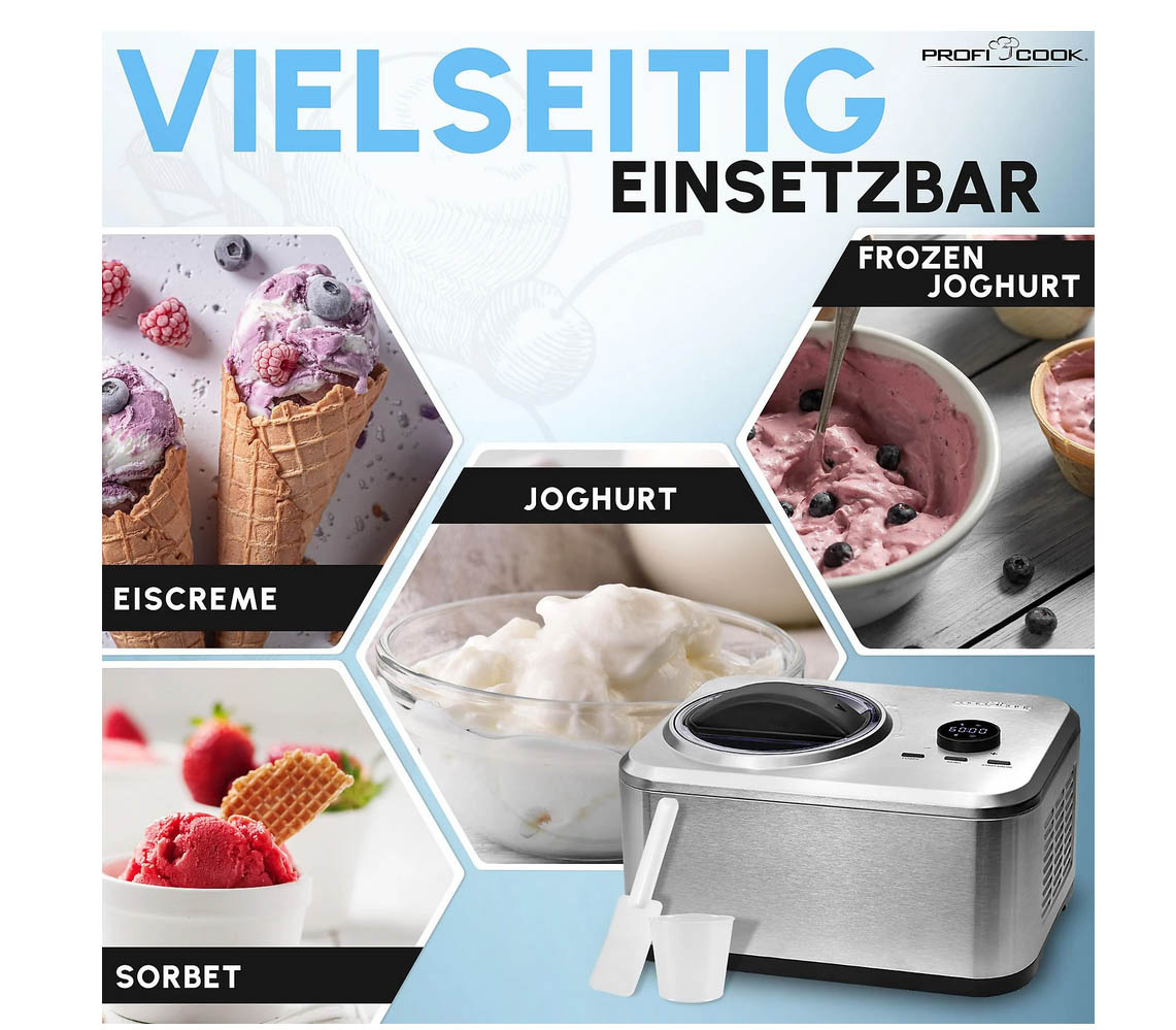 PROFI COOK PC-ICM 1268 Eiscreme-/Joghurt-Maker